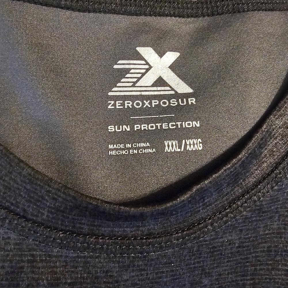 Zeroxposur 3XL Gray Short Sleeve Performance Tee - Picture 4 of 5